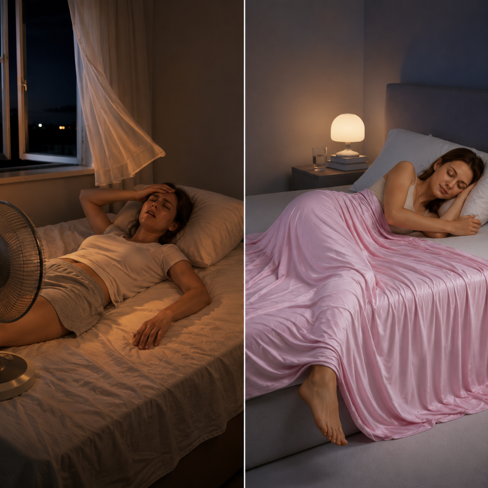 SleepCool - Mach Schluss mit schweissgebadeten Sommernächten!