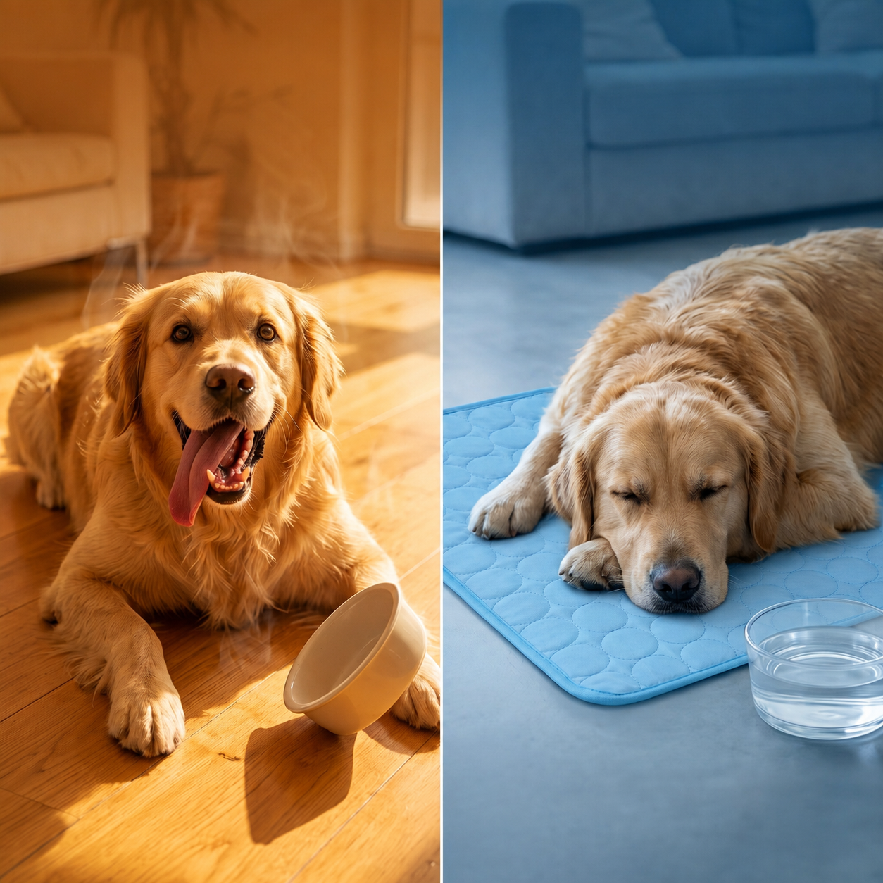 CoolPaws - Du suchst Schatten und Abkühlung. Warum sollte dein Vierbeiner in der Hitze liegen?