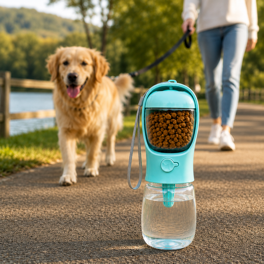 PETBAR - Vergiss einfache Näpfe – Diese 2-in-1 Flasche ist ein Gamechanger!